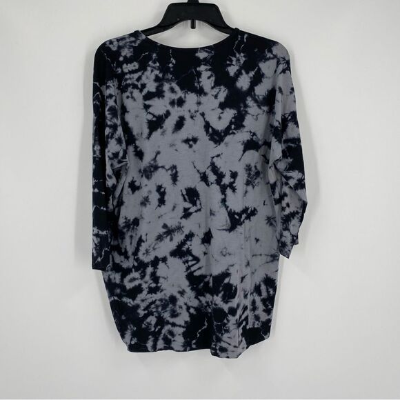 Bobi Women’s V Neck Tie Front Tye Die Blouse size S - Picture 3 of 3